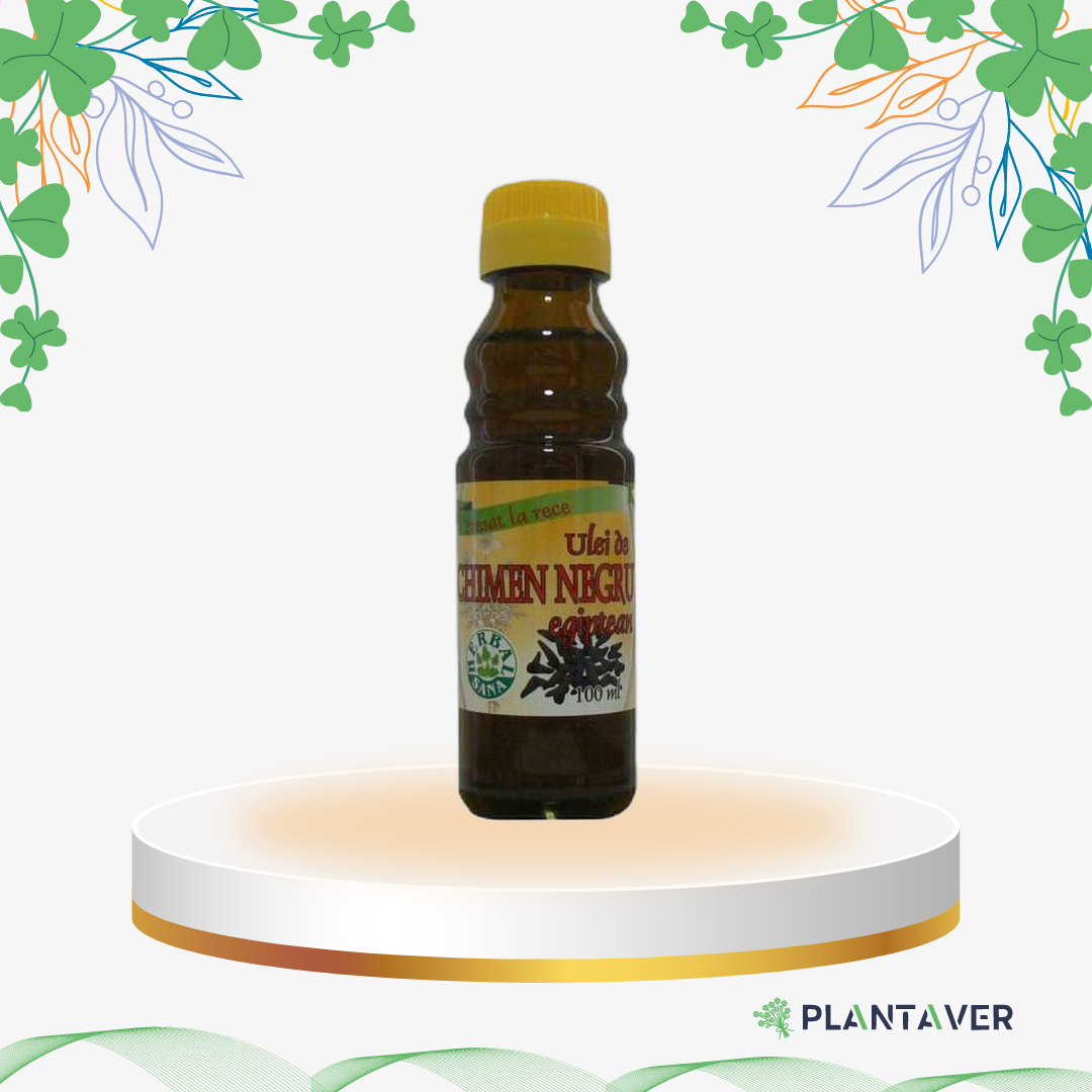 Herbavit - Ulei Chimen Negru Presat la Rece, 100 ml
