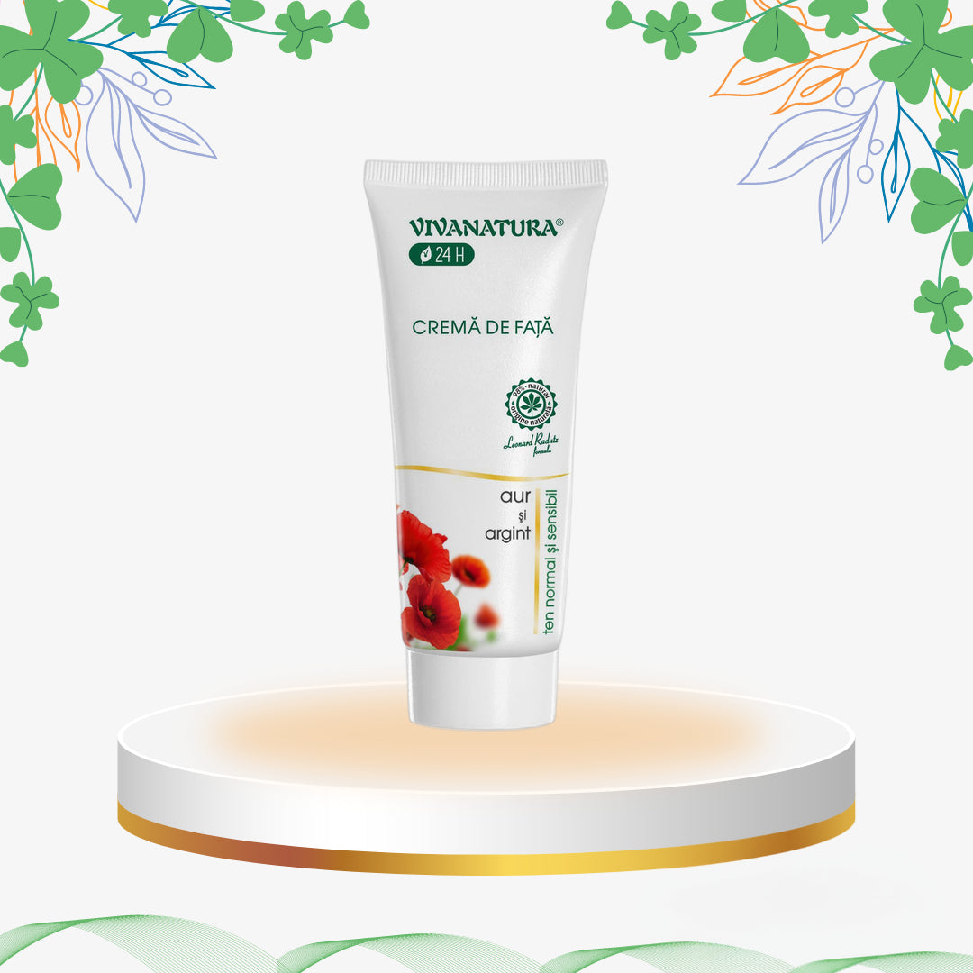 VivaNatura - Crema Fata Aur Argint, 75 ml