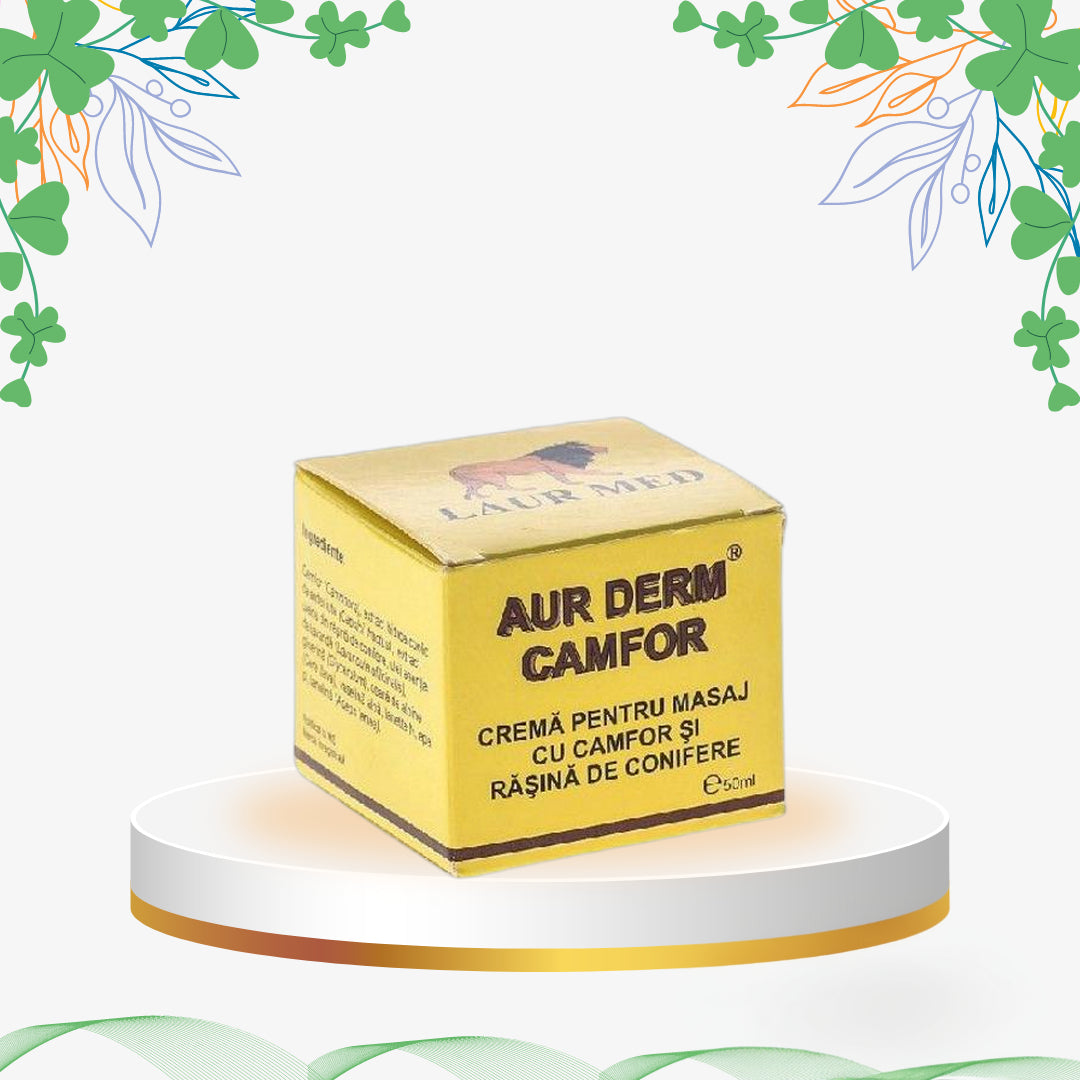 Laur Med - Aur Derm Crema Masaj Camfor, 50 ml