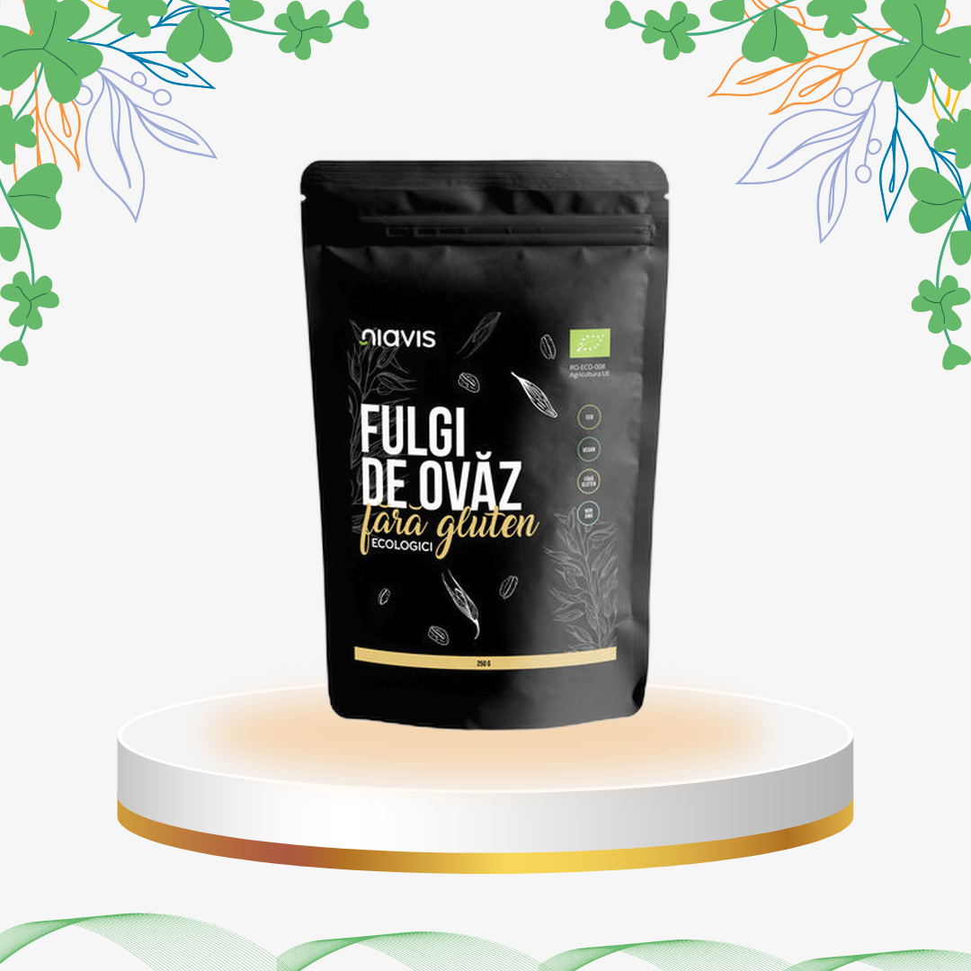 Niavis - Fulgi Ovaz Fara Gluten, 250 gr
