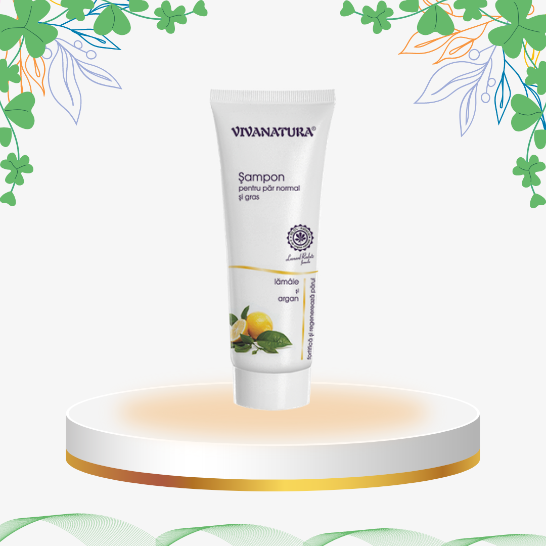 VivaNatura - Sampon Par Gras Lamaie si Argan, 250 ml