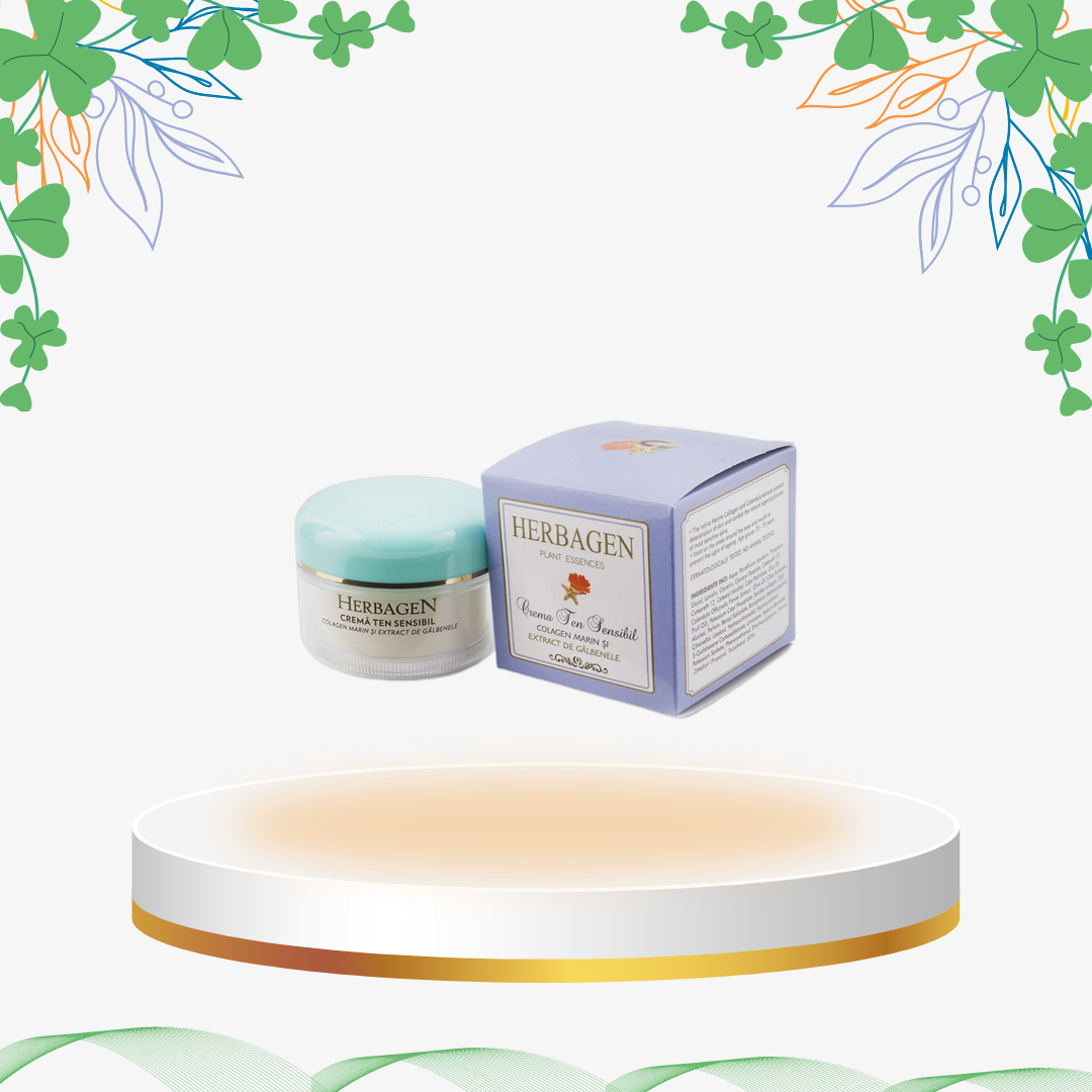 Herbagen - Crema Colagen Galbenele, 100 gr