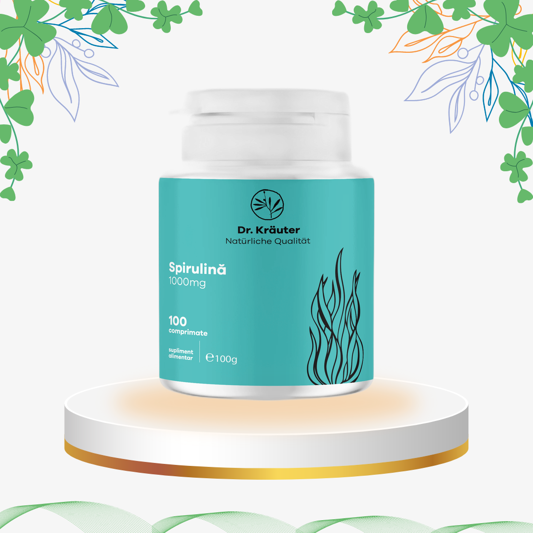Krauter - Spirulina 1000 mg, 100 cp