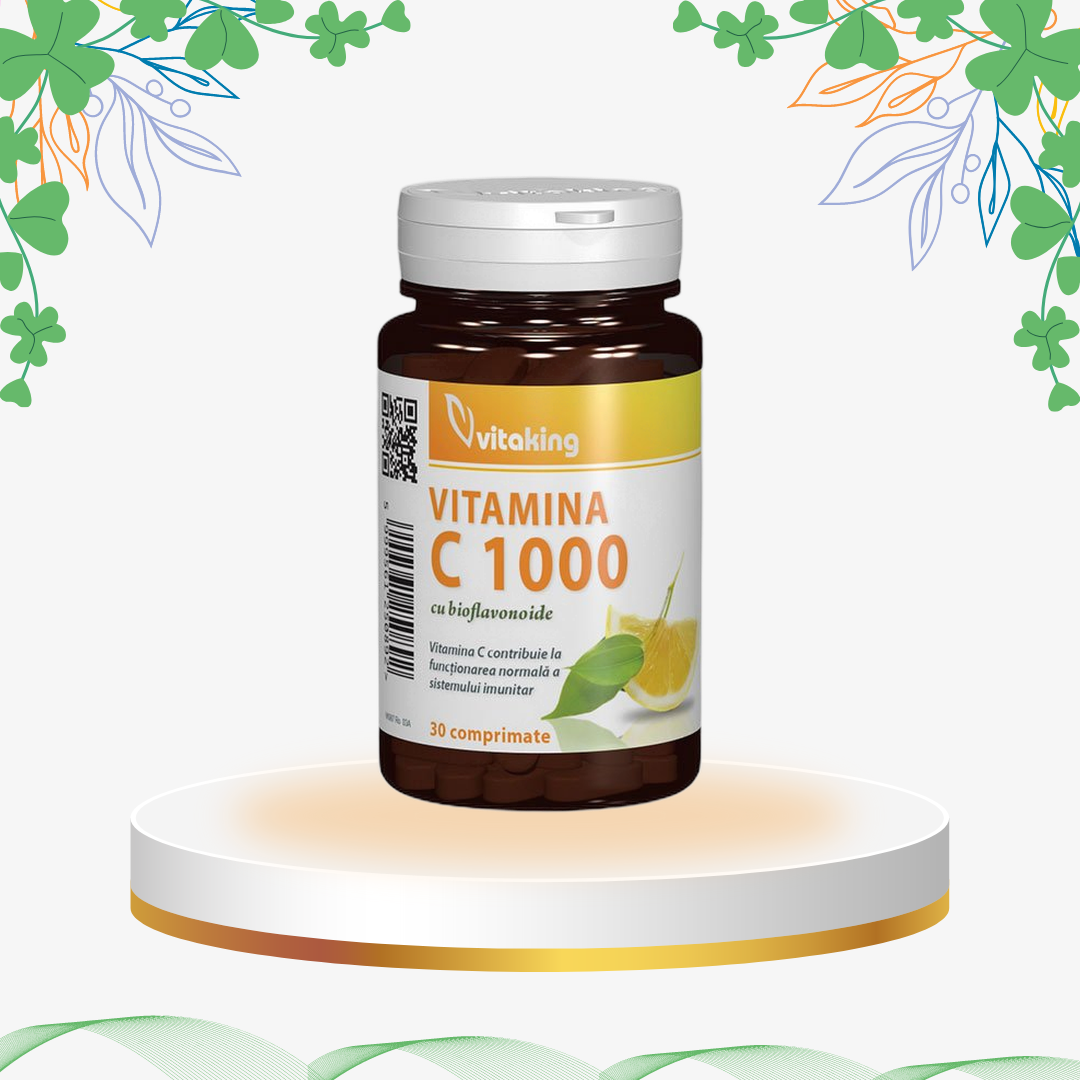Vitaking - Vitamina C 1000 mg, 30 tb