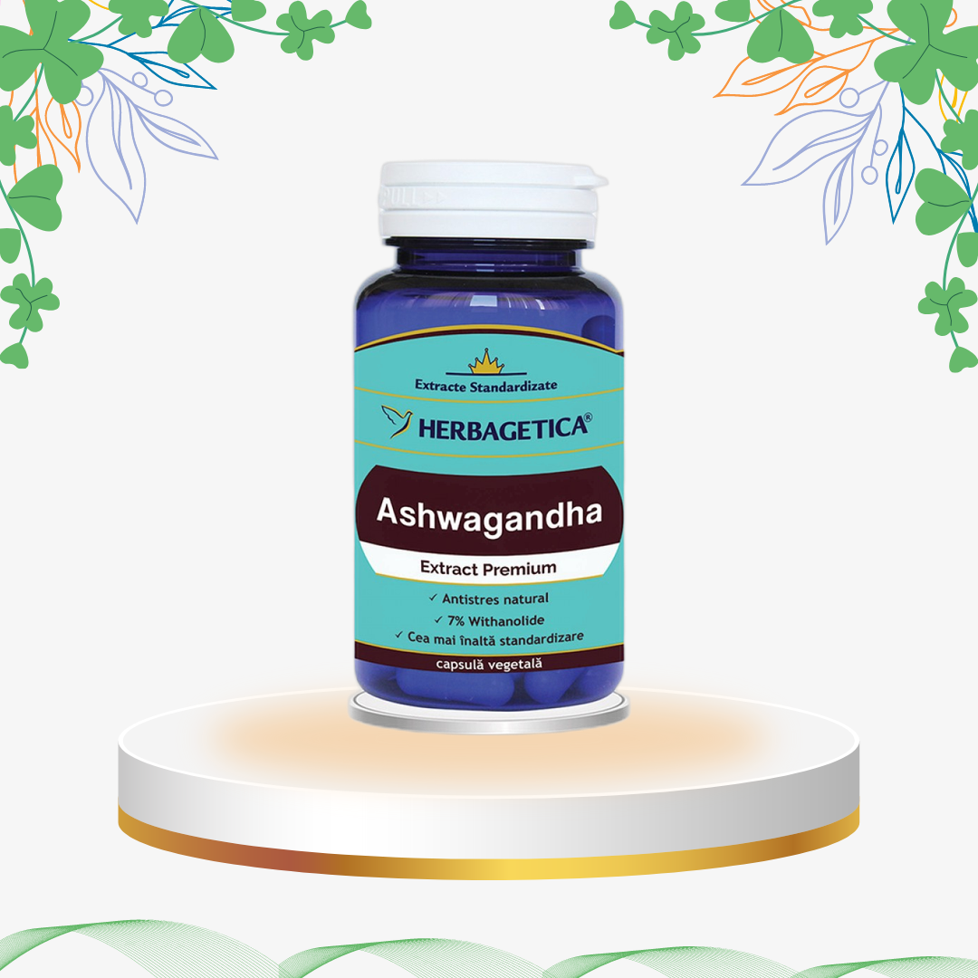 Herbagetica - Ashwagandha, 60 cp