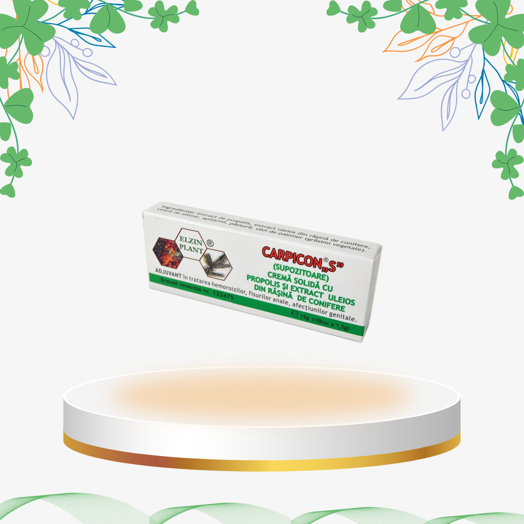 Carpicon - S Supozitoare 1 gr x 10 sup