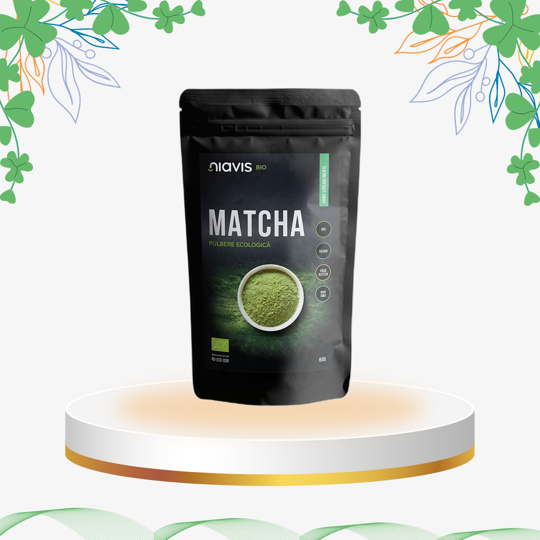 Niavis - Matcha Pulbere Bio, 60 gr