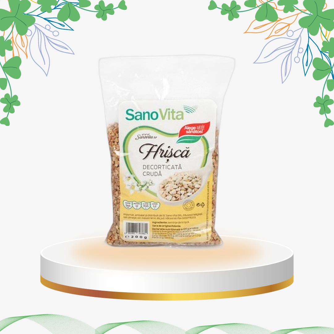 Sanovita - Hrisca Decorticata Cruda, 500 gr