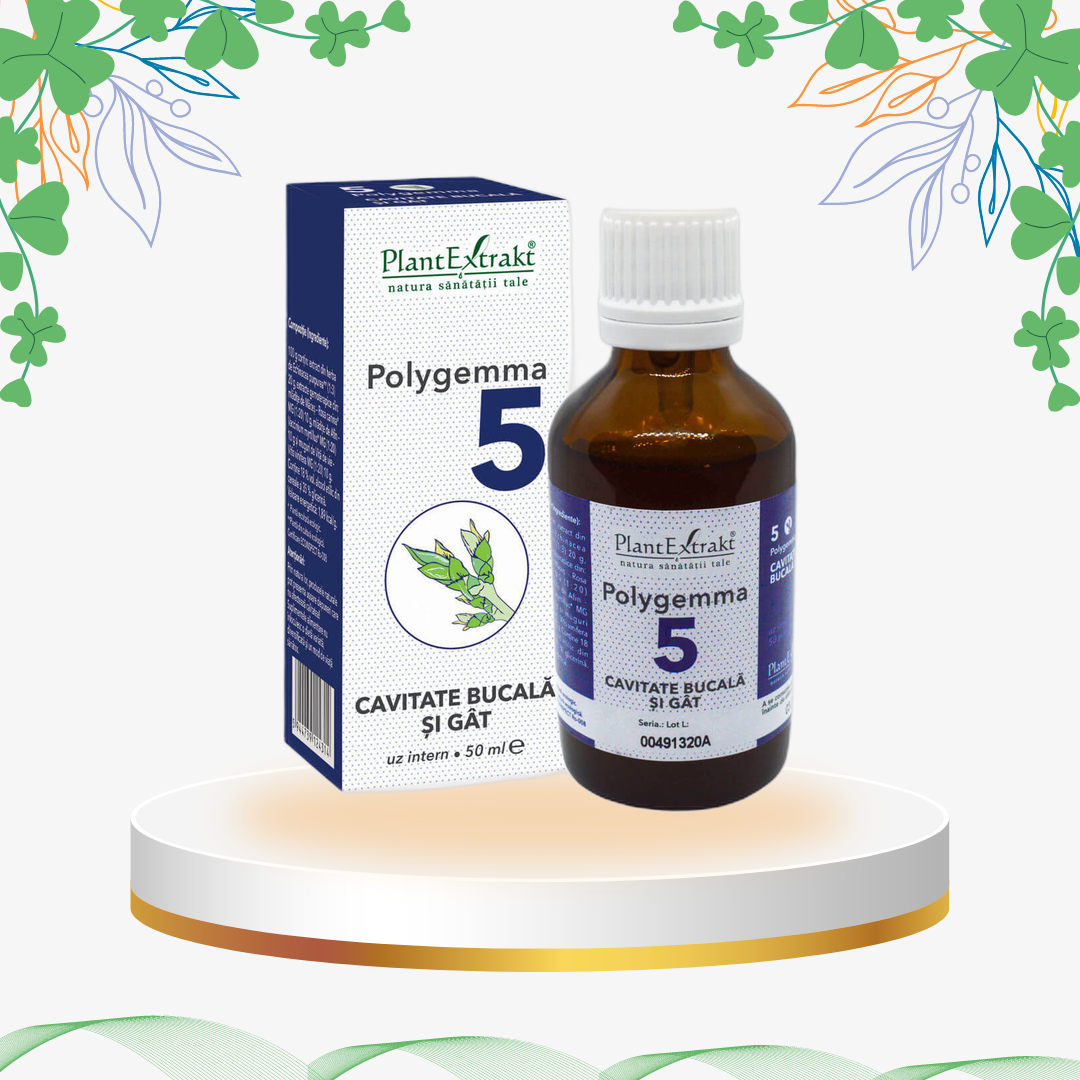 Polygemma 5 - Cavitate Bucala si Gat, 50 ml