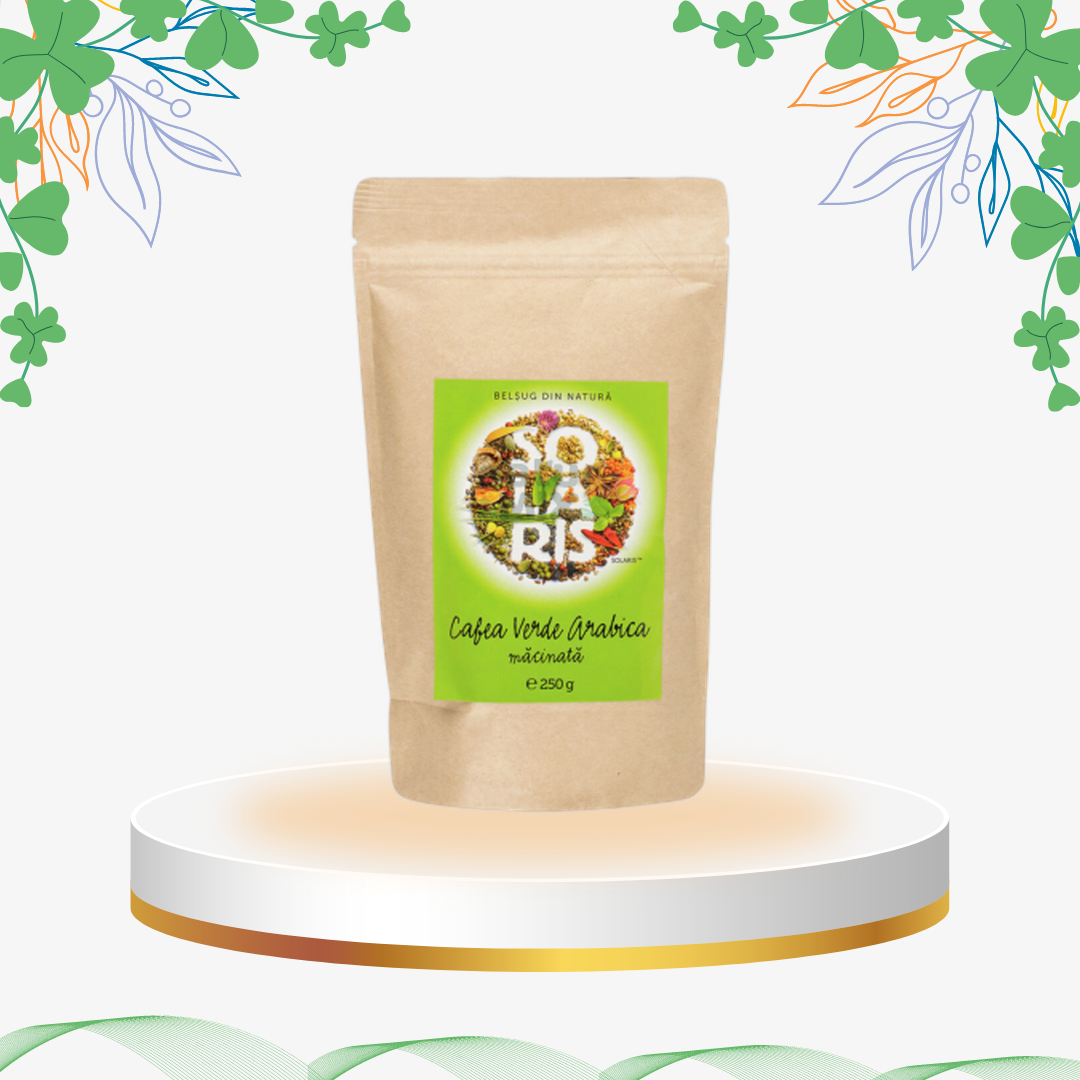 Solaris - Cafea Verde Macinata, 250 gr