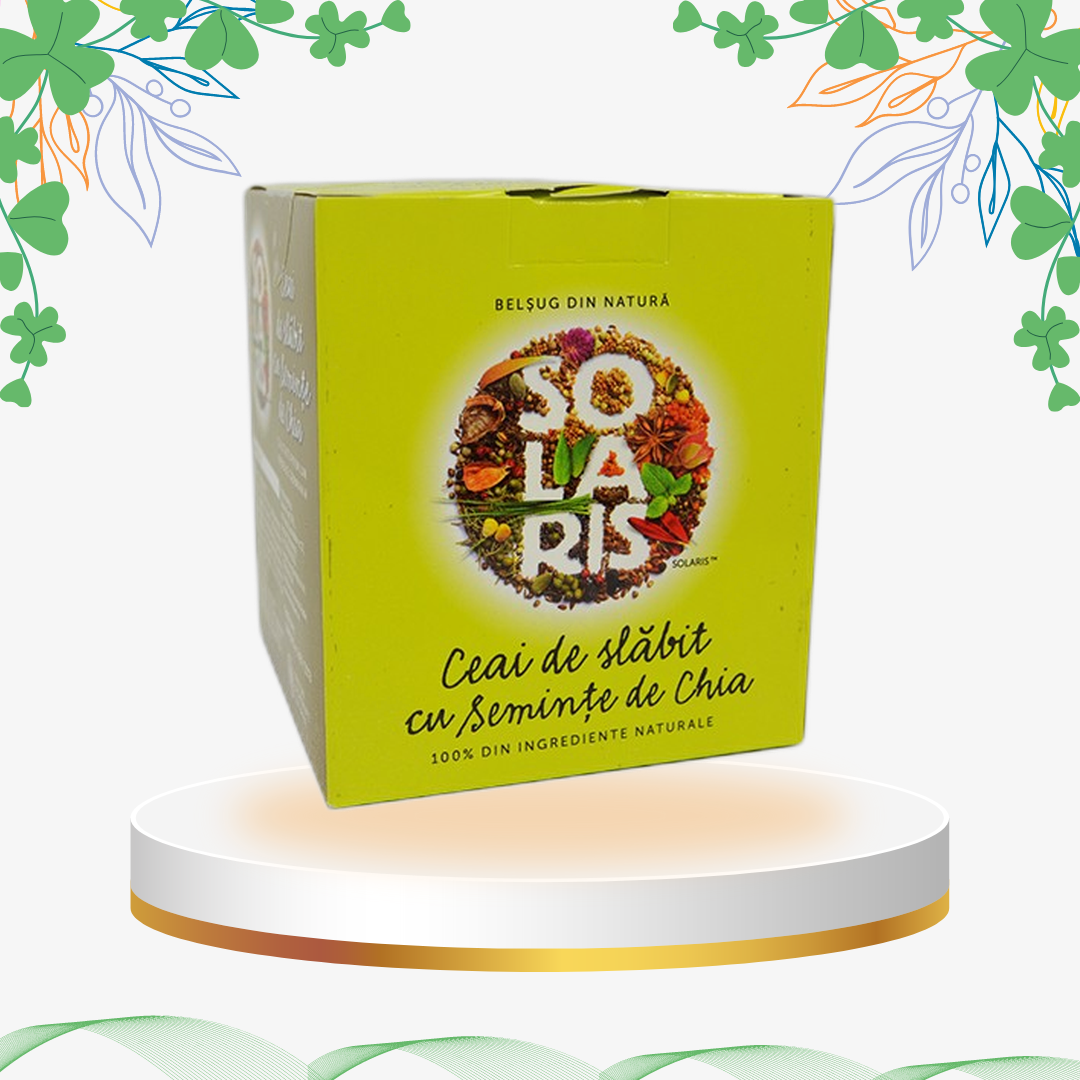 Solaris - Ceai Slabit Seminte Chia, 20 doze