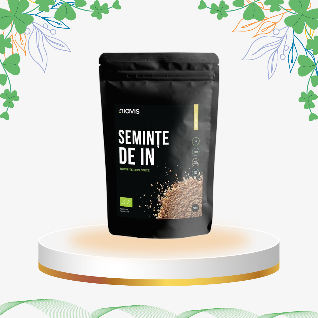 Niavis - Seminte In Zdrobite Eco, 250 gr