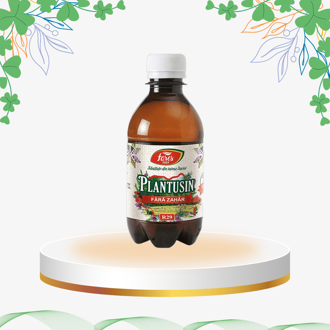 Plantusin - Fara Zahar Sirop, 250 ml