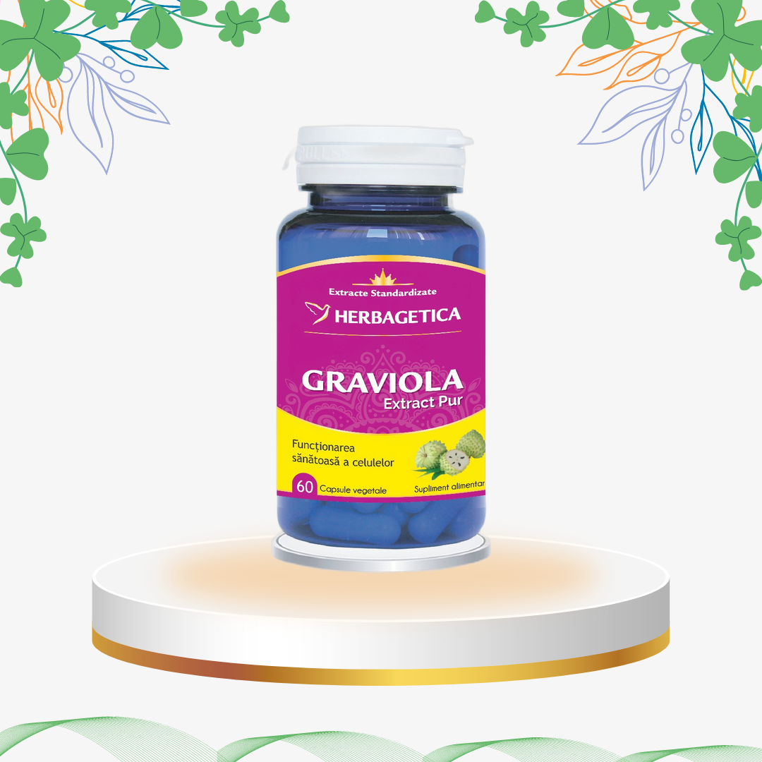 Herbagetica - Graviola, 60 cp