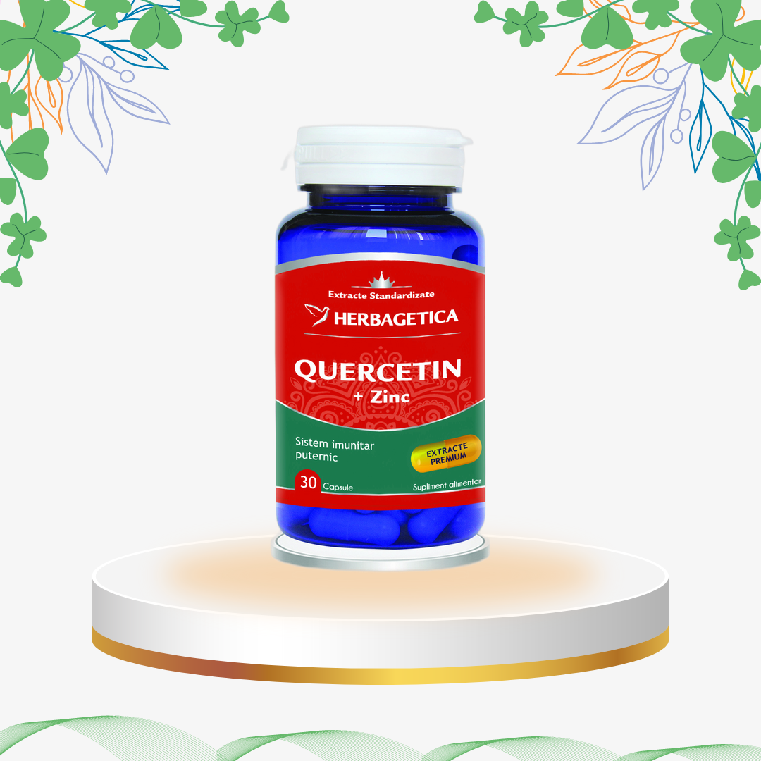 Herbagetica - Quercetin Zinc, 30 cp