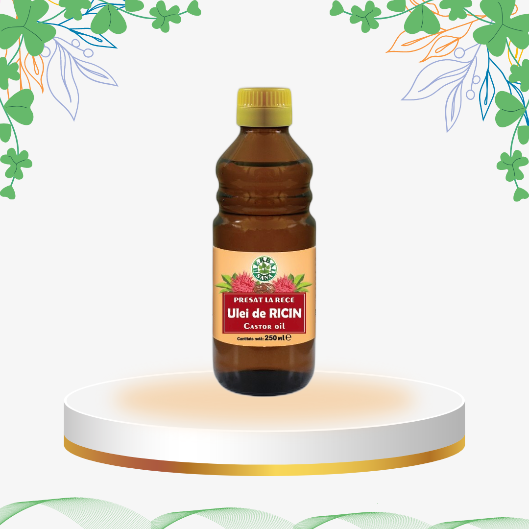 Herbavit - Ulei Ricin Presat la Rece, 250 ml
