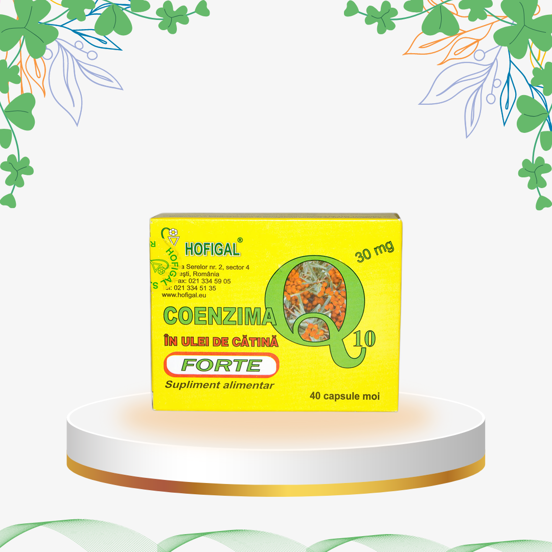 Hofigal - Coenzima Q10 Forte in Ulei Catina 30 mg, 40 cp