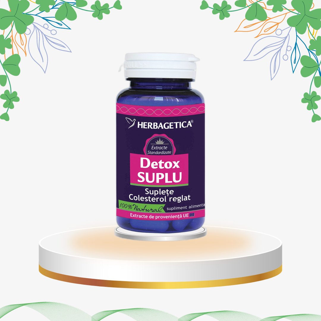 Herbagetica - Detox Suplu, 30 cp