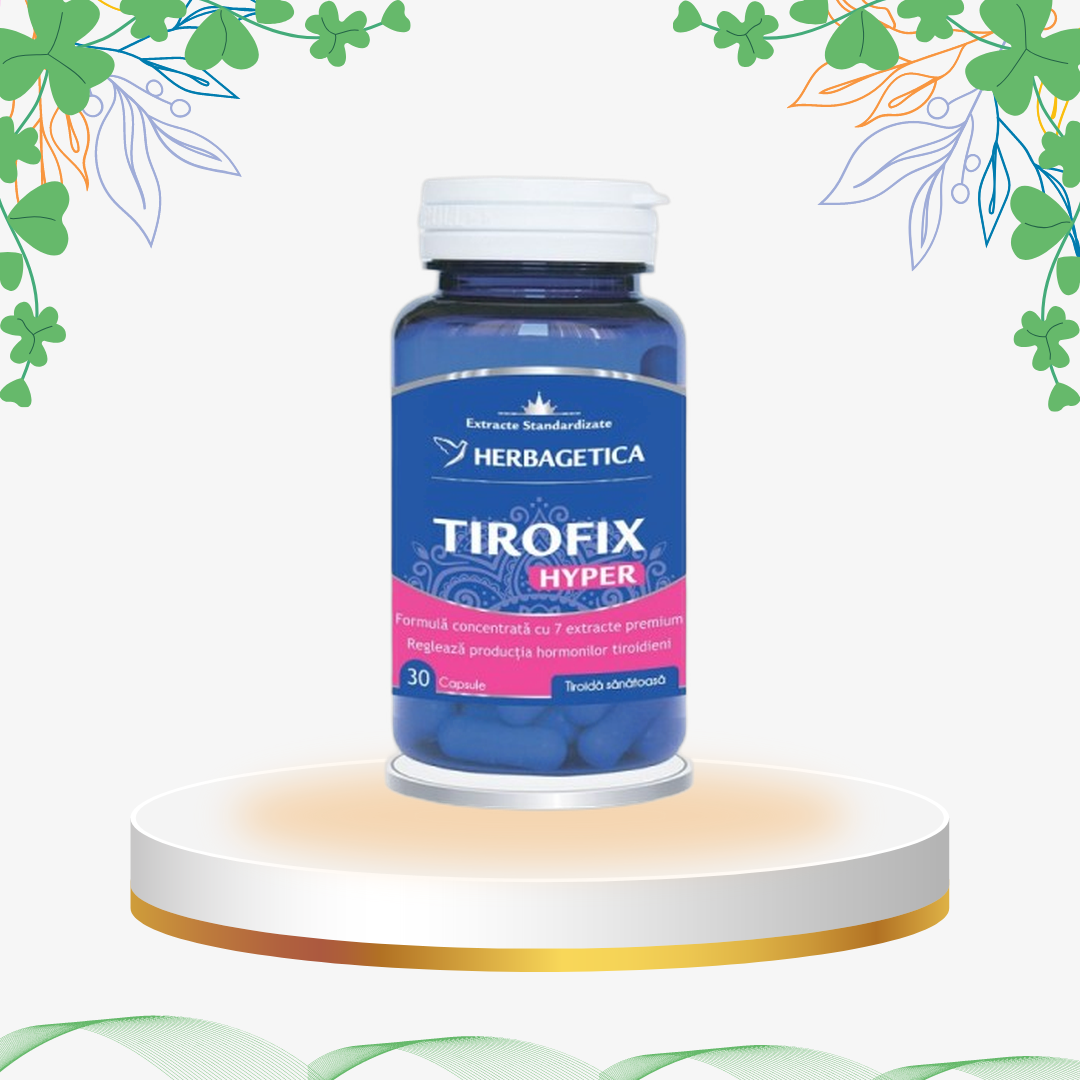 Herbagetica - Tirofix Hyper, 30 cp