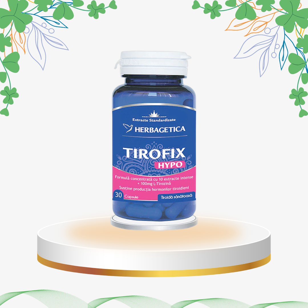 Herbagetica - Tirofix Hypo, 30 cp