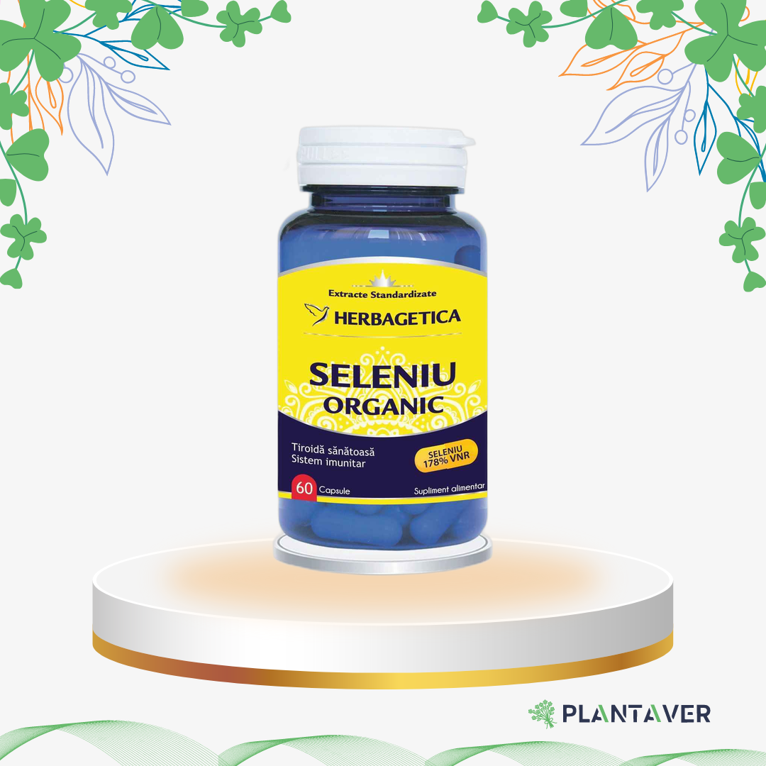 Herbagetica - Seleniu Organic, 60 cp