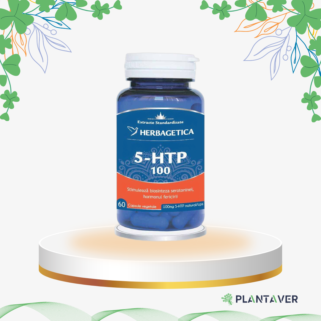 Herbagetica - 5 HTP, 60 cp
