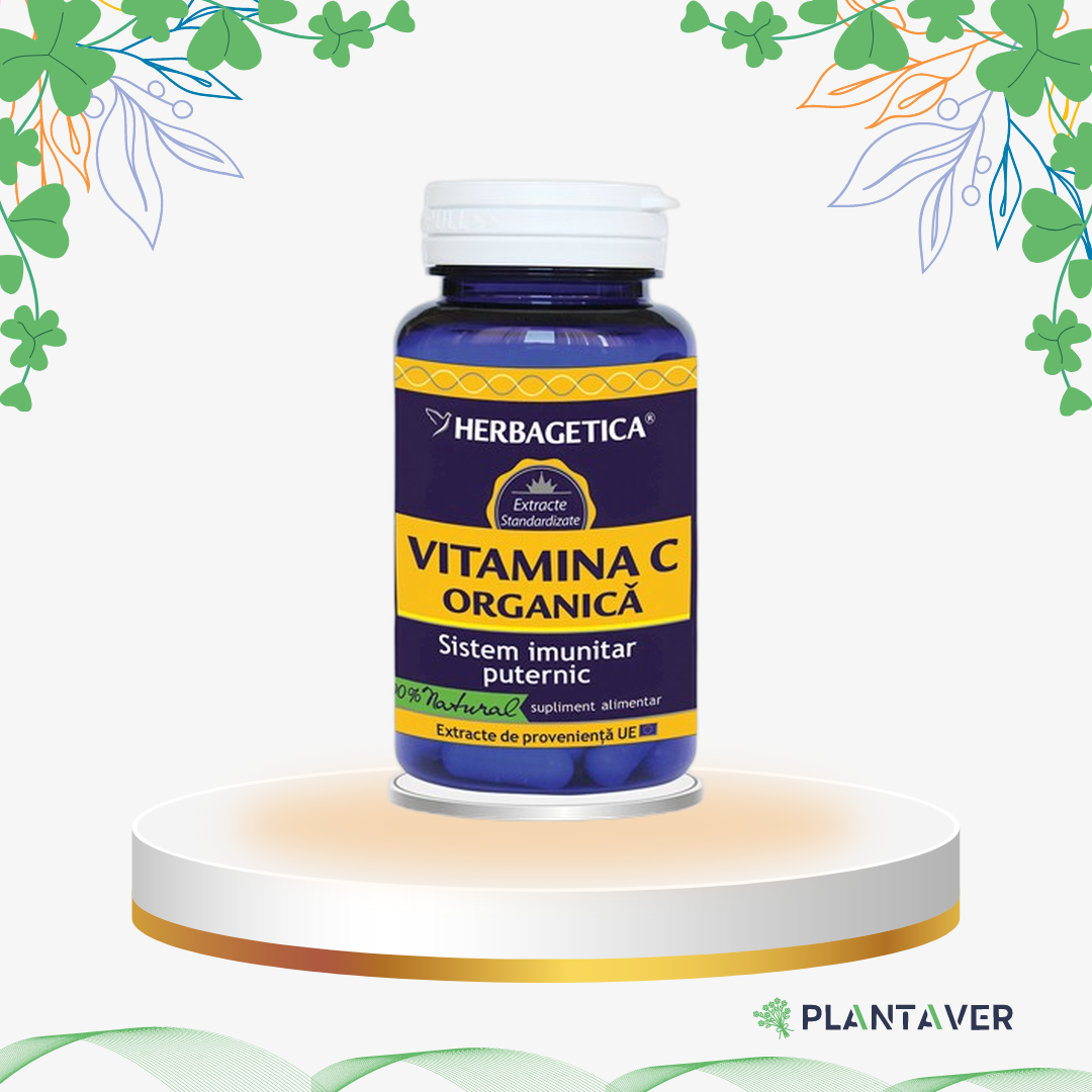 Herbagetica - Vitamina C Organica, 60 cp