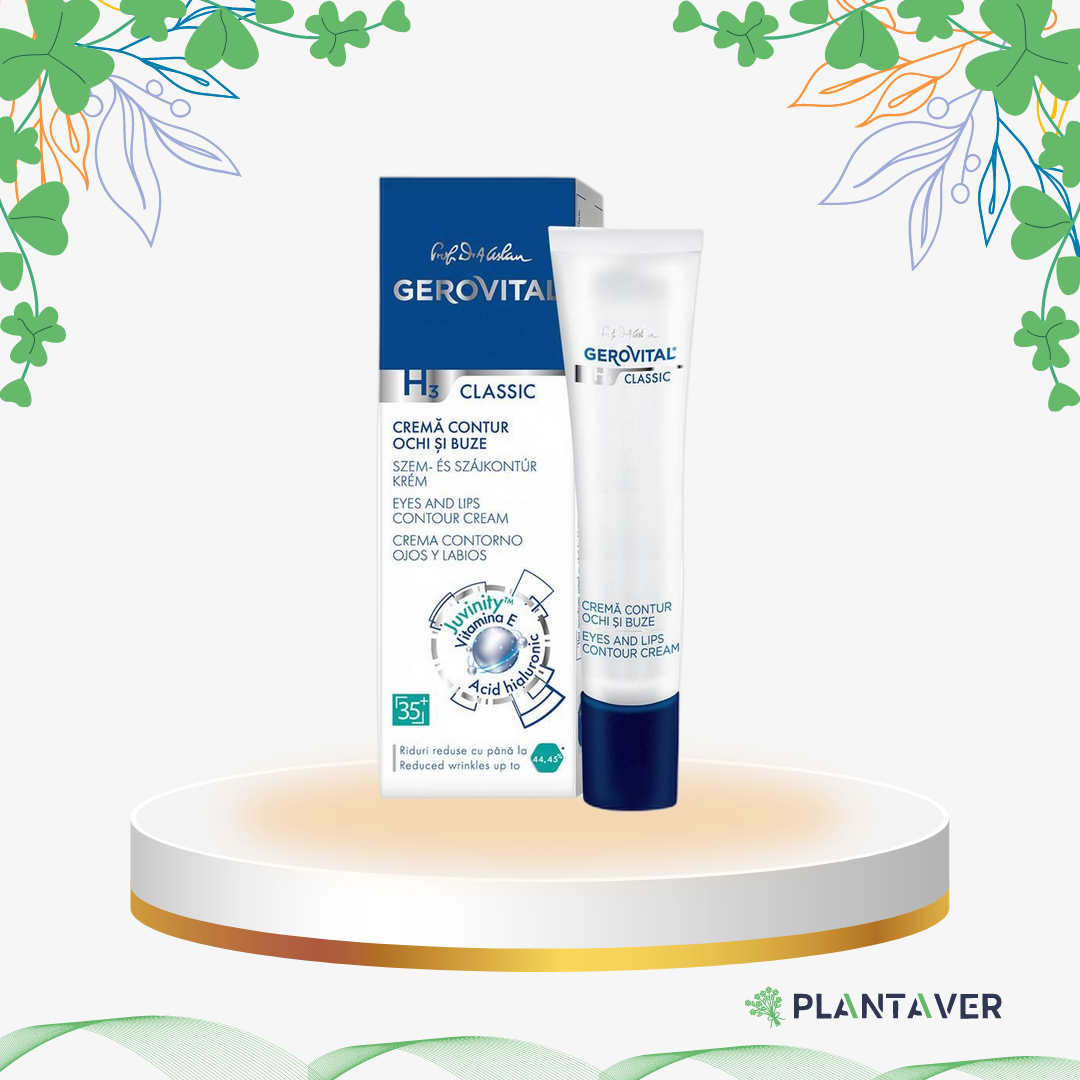 Gerovital H3 - Crema Contur Ochi Buze, 15 ml