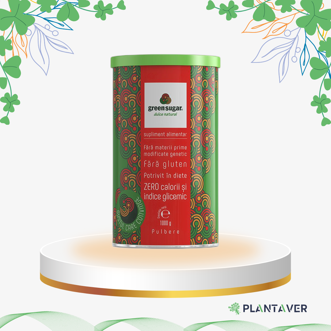 Remedia - Green Sugar Pulbere Cutie, 300 gr