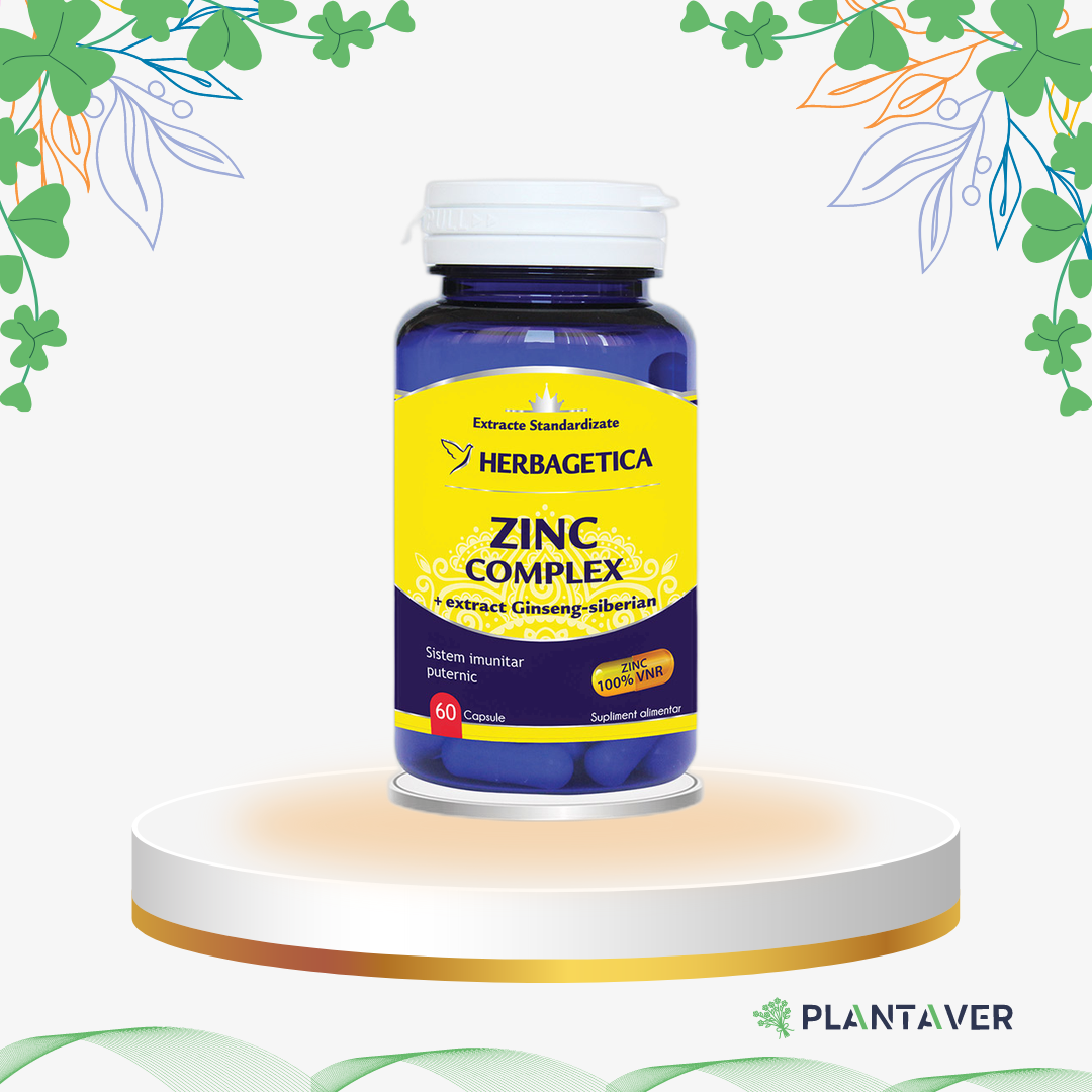 Herbagetica - Zinc Complex, 60 cp