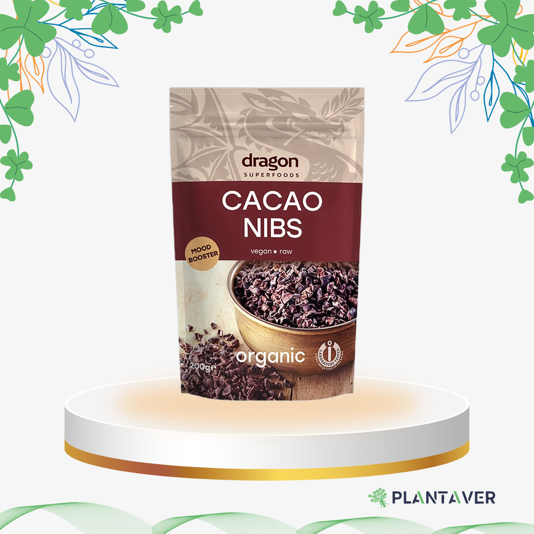 Dragon Superfoods - Miez Boabe Cacao Eco, 200 gr