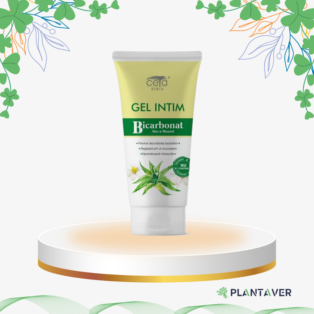 Ceta Sibiu - Gel Intim cu Bicarbonat, 200 ml