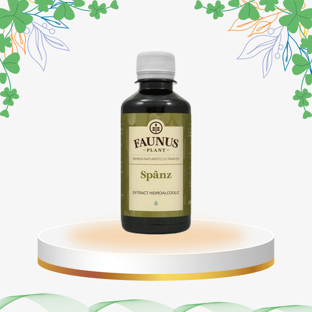 Tinctură de Spânz (Helleborus purpurascens) 100% naturală, extract hidroalcoolic concentrat pentru uz extern, recomandat în calmarea durerilor reumatice și musculare.