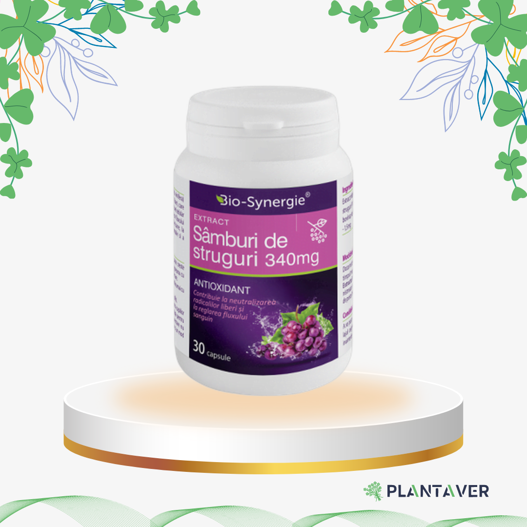 Bio Synergie - Extract Samburi Struguri, 30 cp