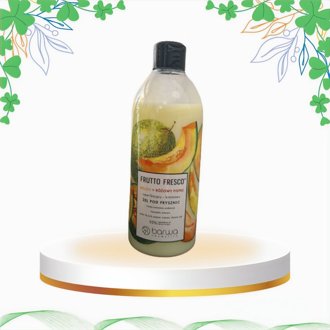 Barwa - Crema Dus cu Pepene Galben si Piper Roz, 480 ml
