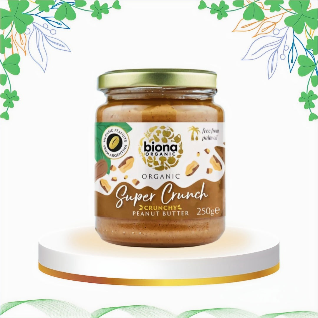 Biona - Crema Arahide Hi-Oleic Super Crunchy Bio, 250 gr