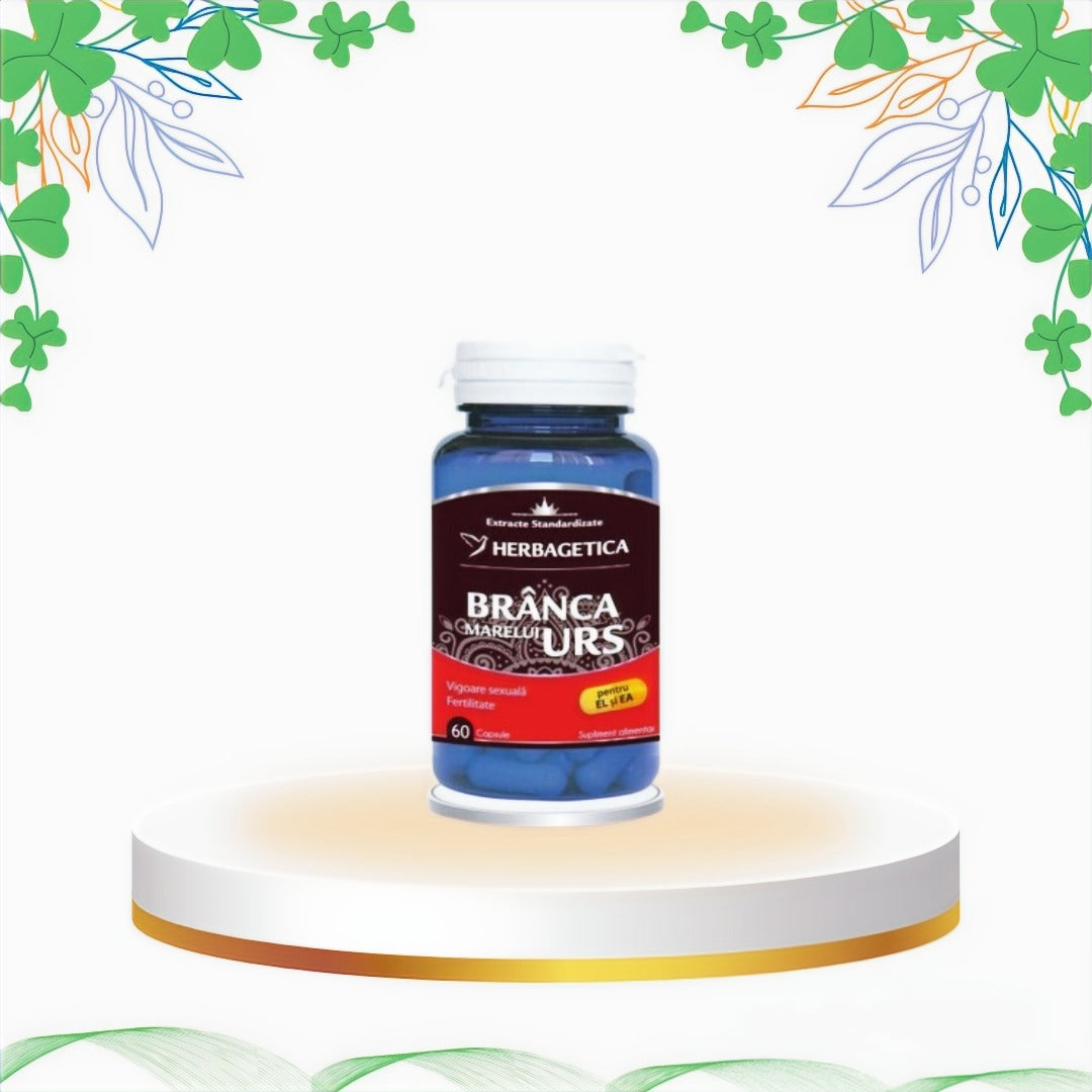 Herbagetica - Branca Marelui Urs, 60 cp