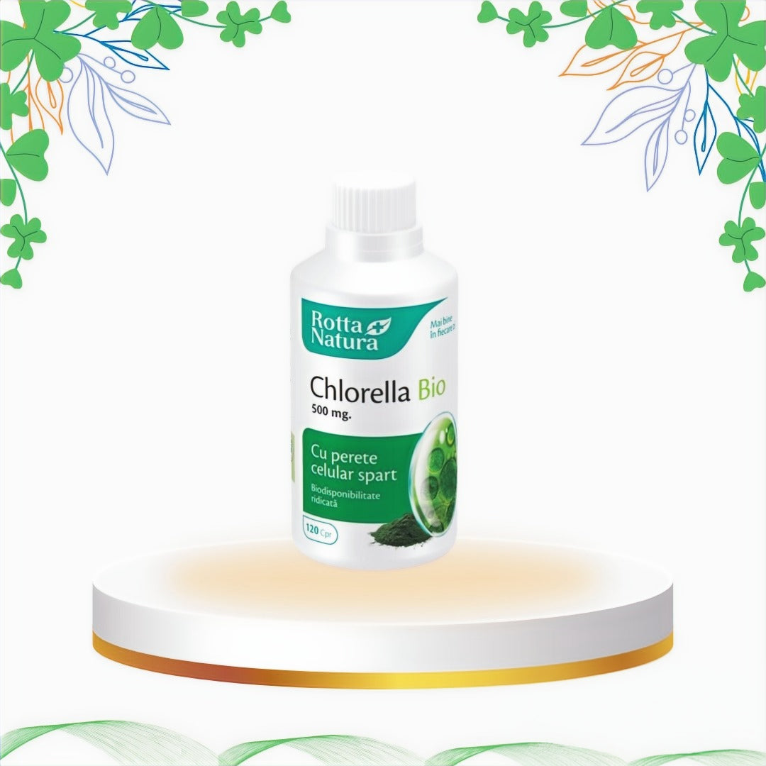 Rotta Natura - Chlorella Bio 500 mg, 120 cp