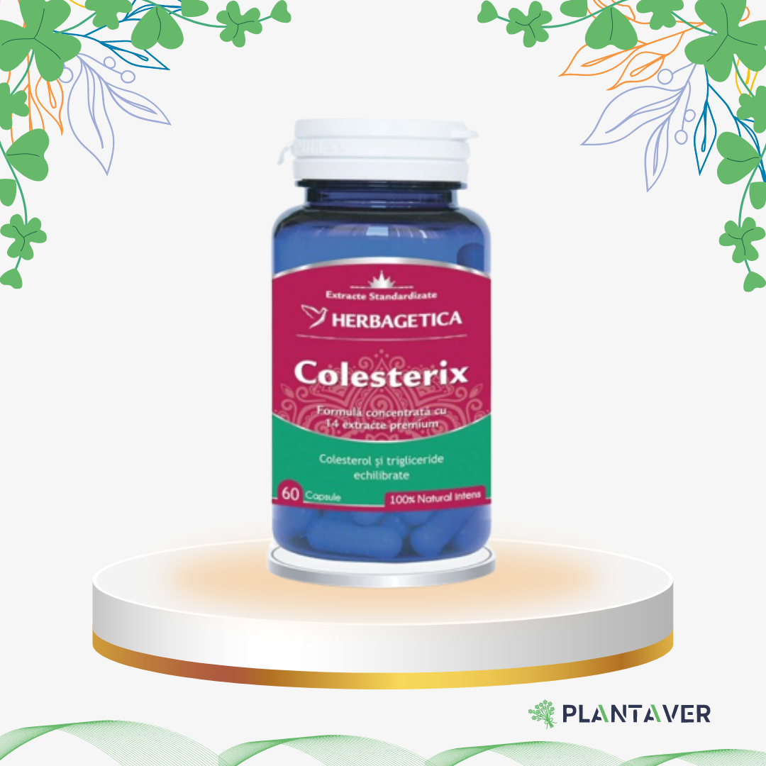 Herbagetica - Colesterix, 60 cp