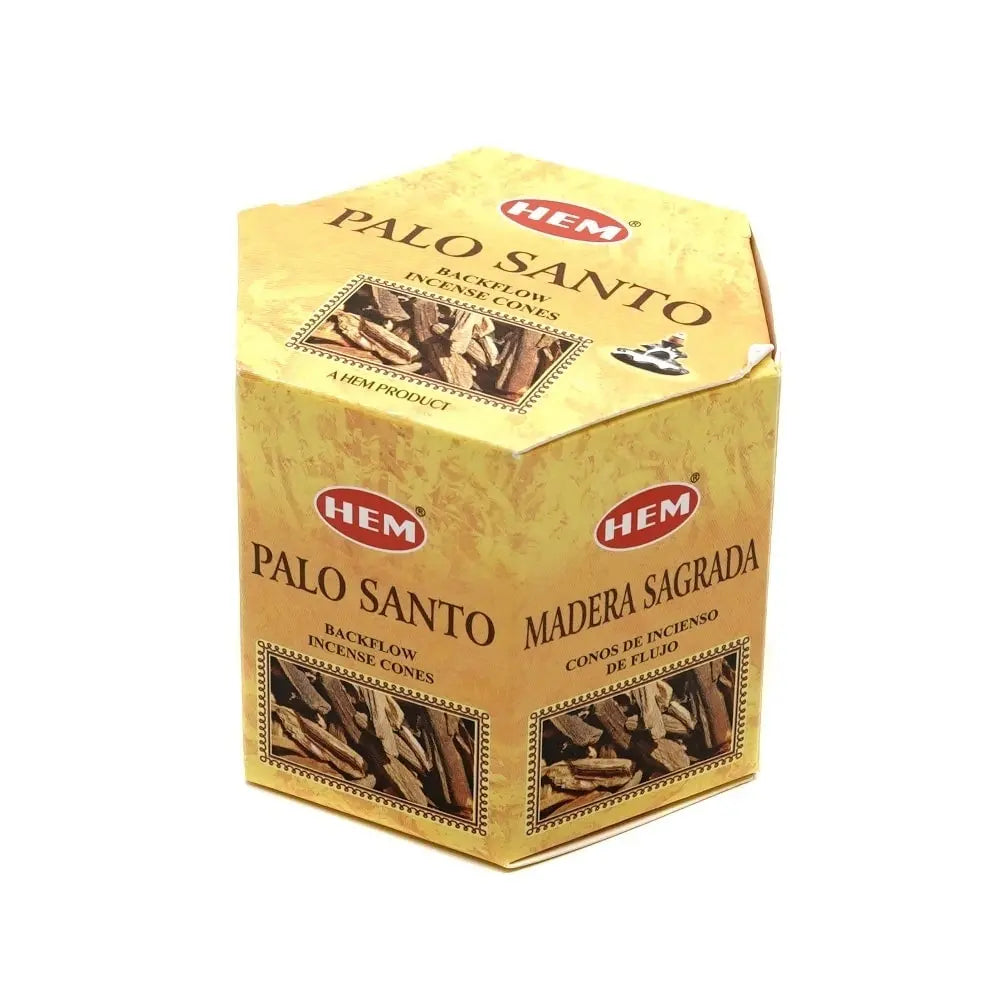 Hem Conuri parfumate Palo Santo, backflow - 40 buc