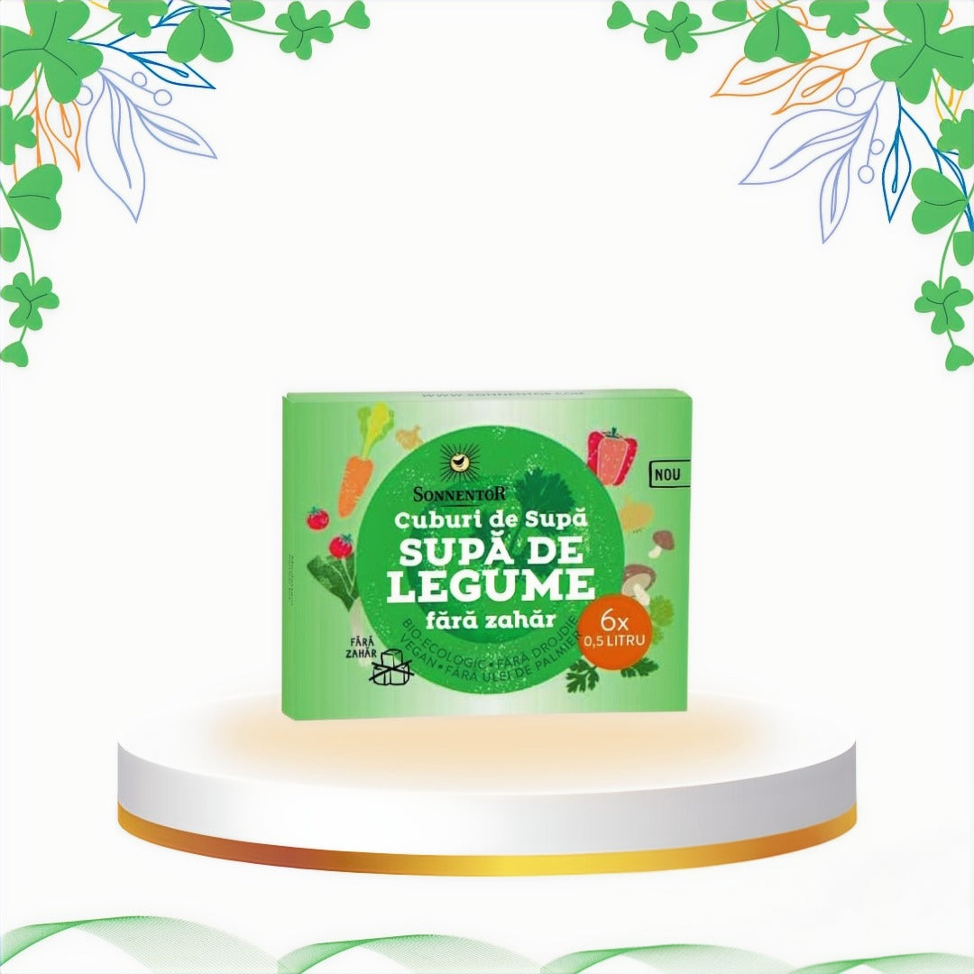 Sonnentor - Cub Eco Supa Legume Fara Zahar, 6 buc