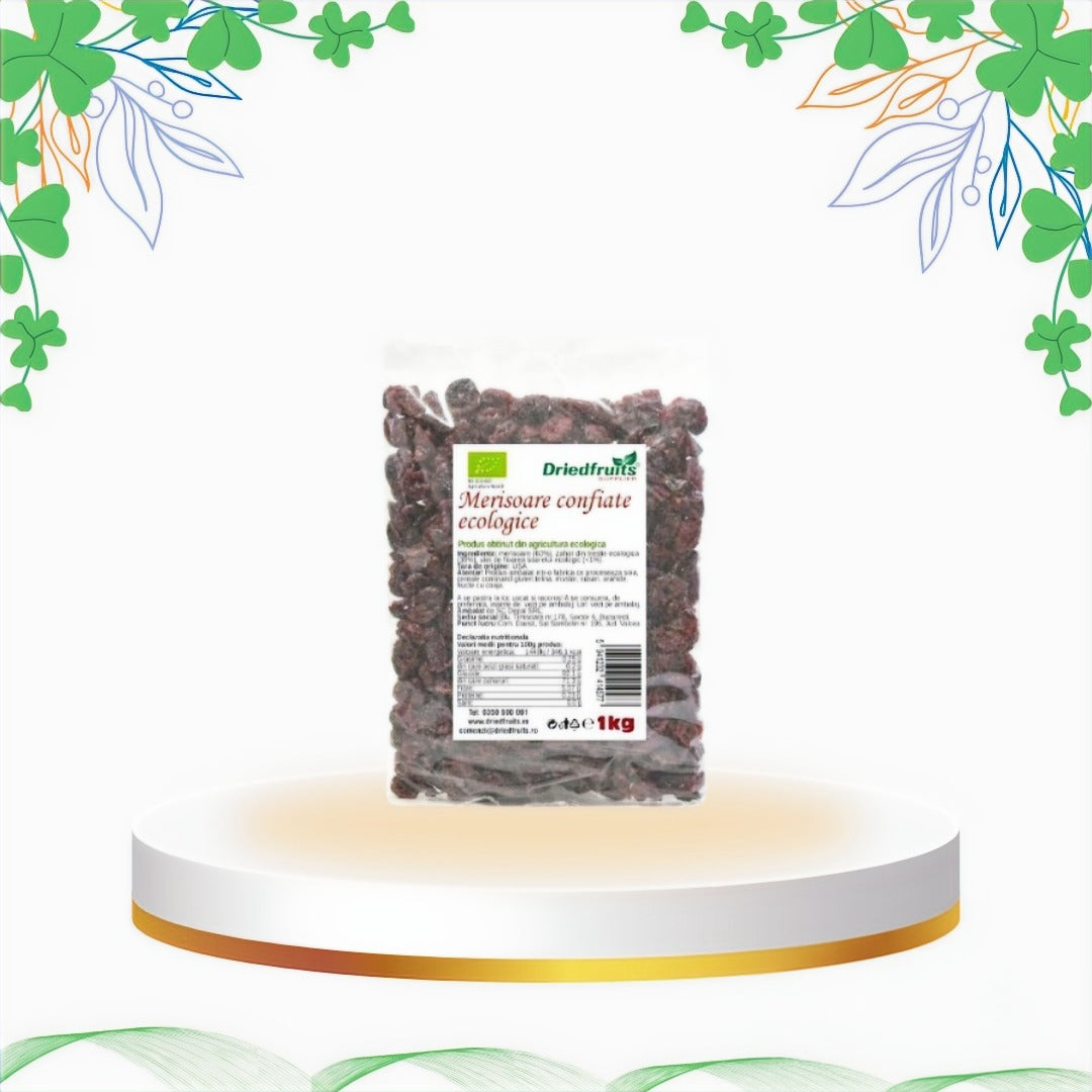 Driedfruits - Merisoare cu Suc de Mere Fara Zahar, 1 kg