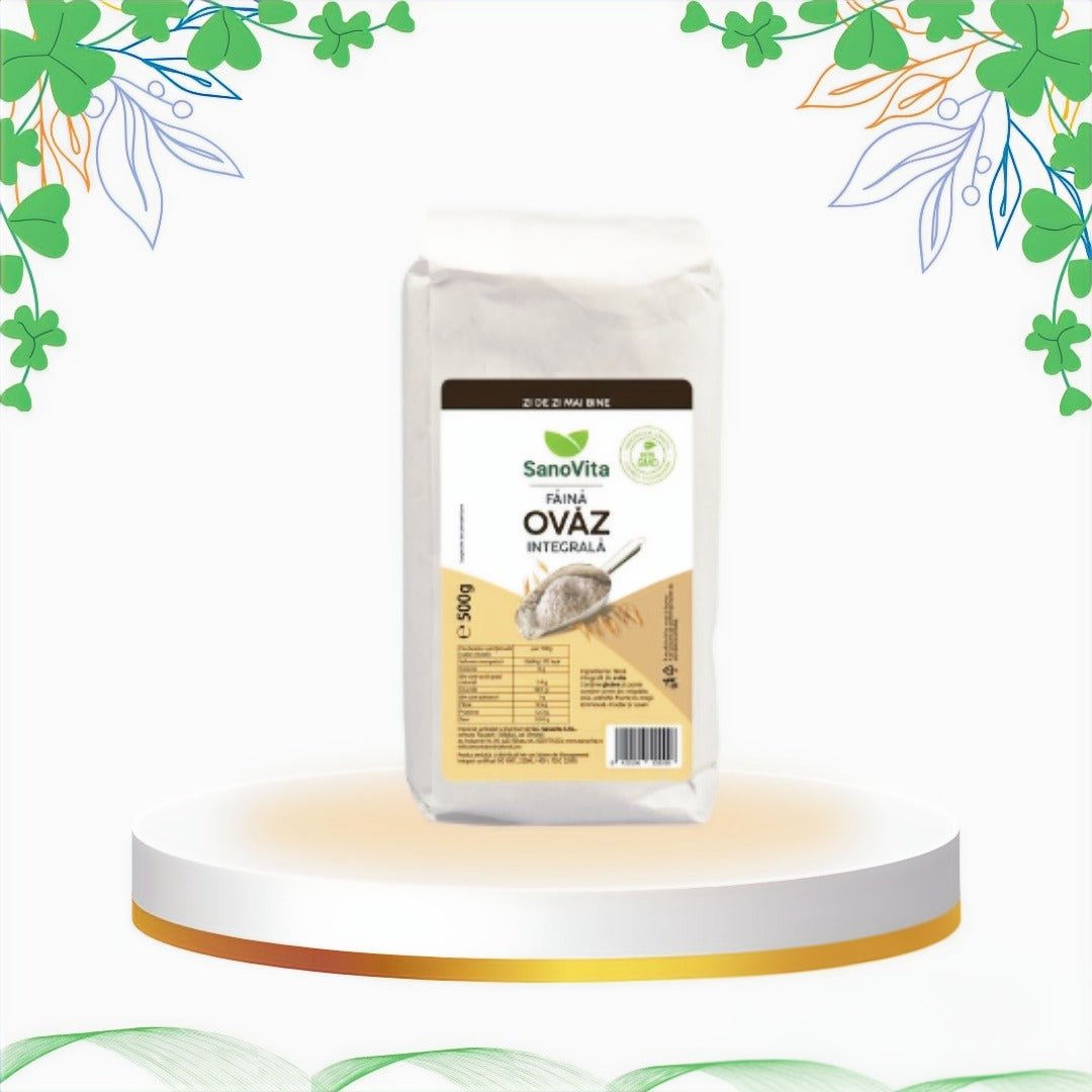 Sanovita - Faina Integrala de Ovaz, 500 gr