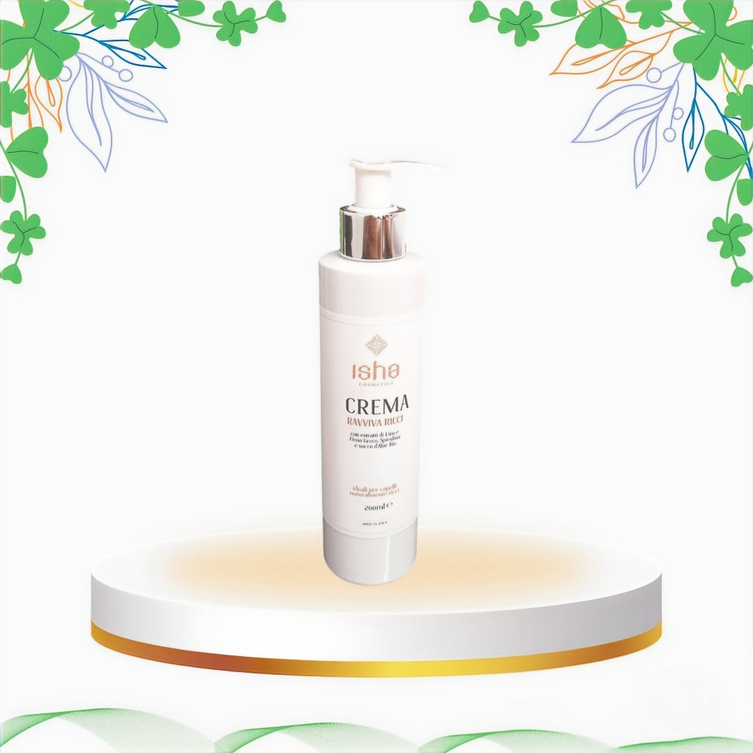 Isha - Crema Modelatoare pentru Par Cret, 200 ml