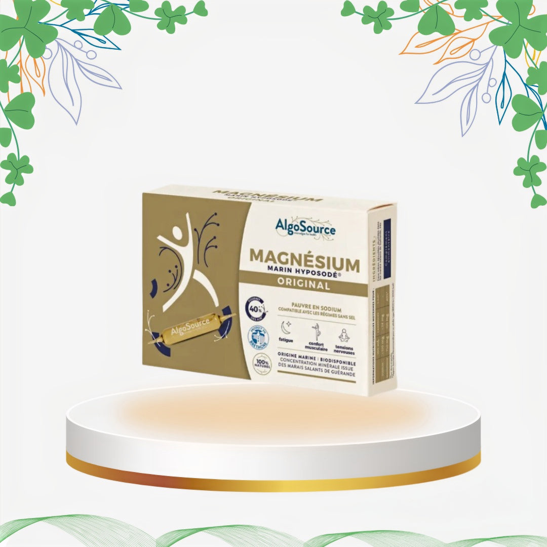 Algosource - Magneziu Marin Hyposodic Original, 20 fiole