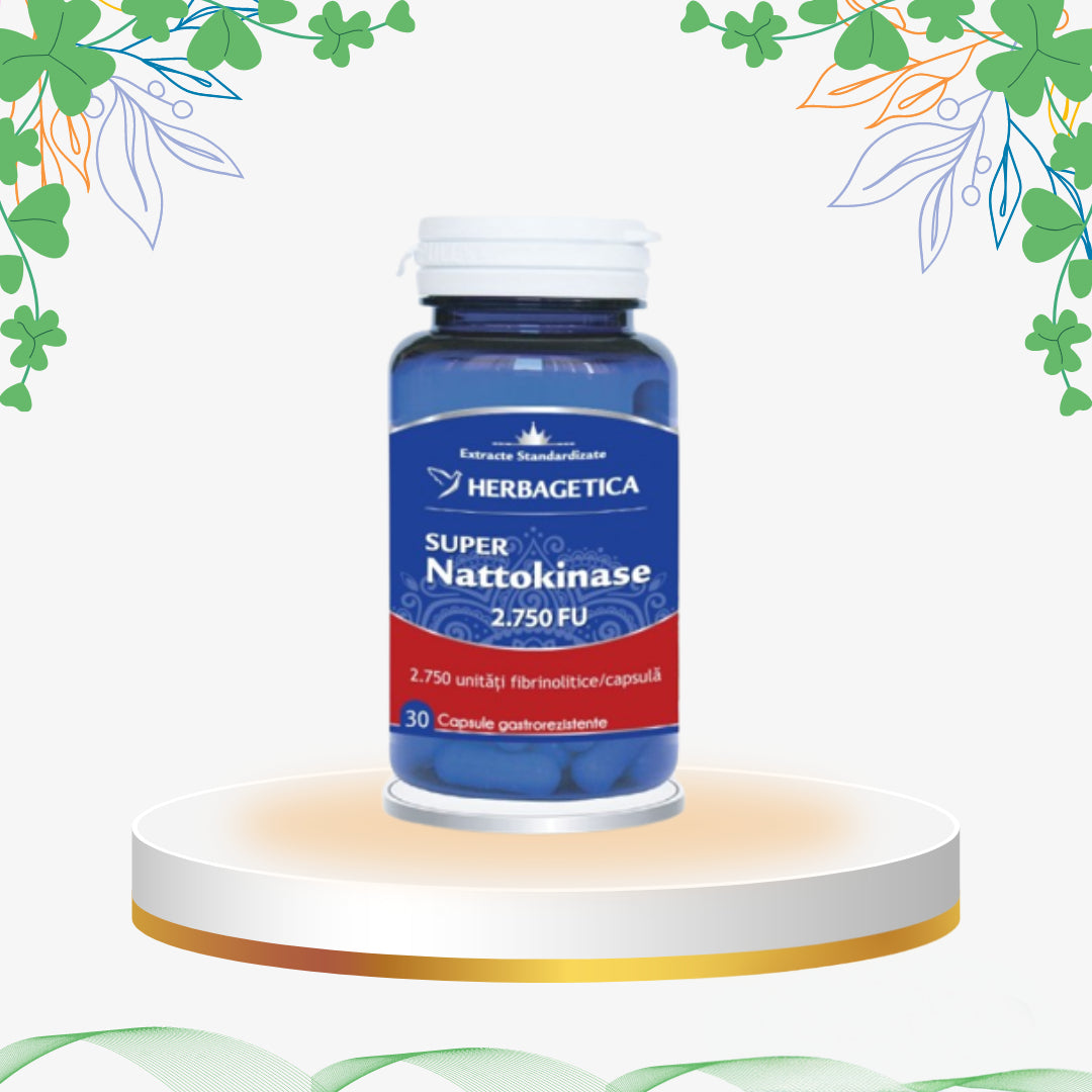 Herbagetica - Super Nattokinase, 30 cp