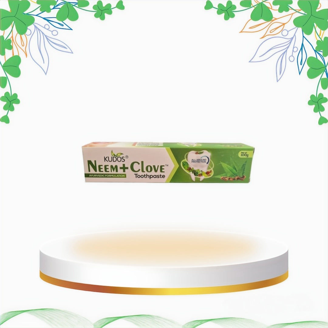 Kudos - Pasta Dinti Ayurvedica cu Neem si Cuisoare, 100 gr