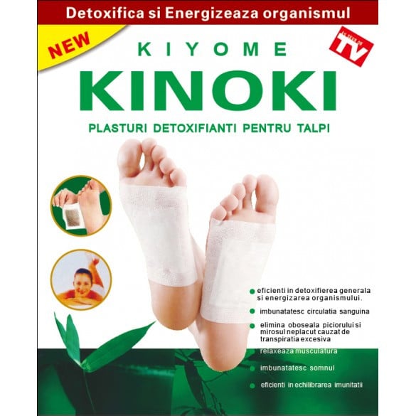 Kinoki plasturi detoxifianti talpi x 10 buc