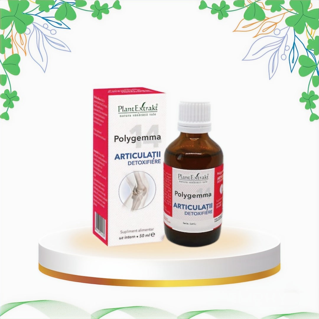 Polygemma 14 - Articulatii Detoxifiere, 50 ml