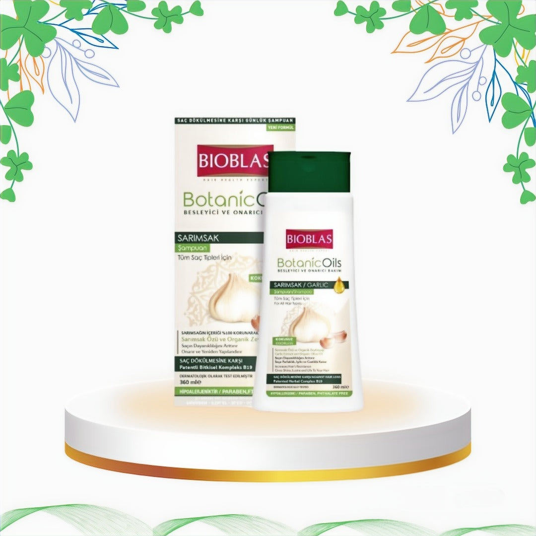 Bioblas Botanic Oils - Sampon cu Usturoi, 360 ml